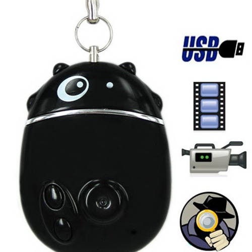 4GB Lovely Mini Hidden Camera with Time Synchronization Function - Black - Click Image to Close
